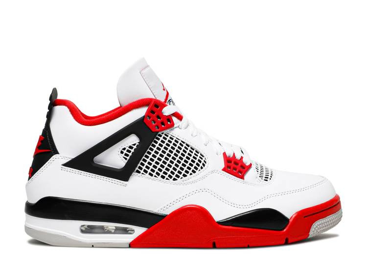 UA AIR JORDAN 4 RETRO OG 'FIRE RED' 2020