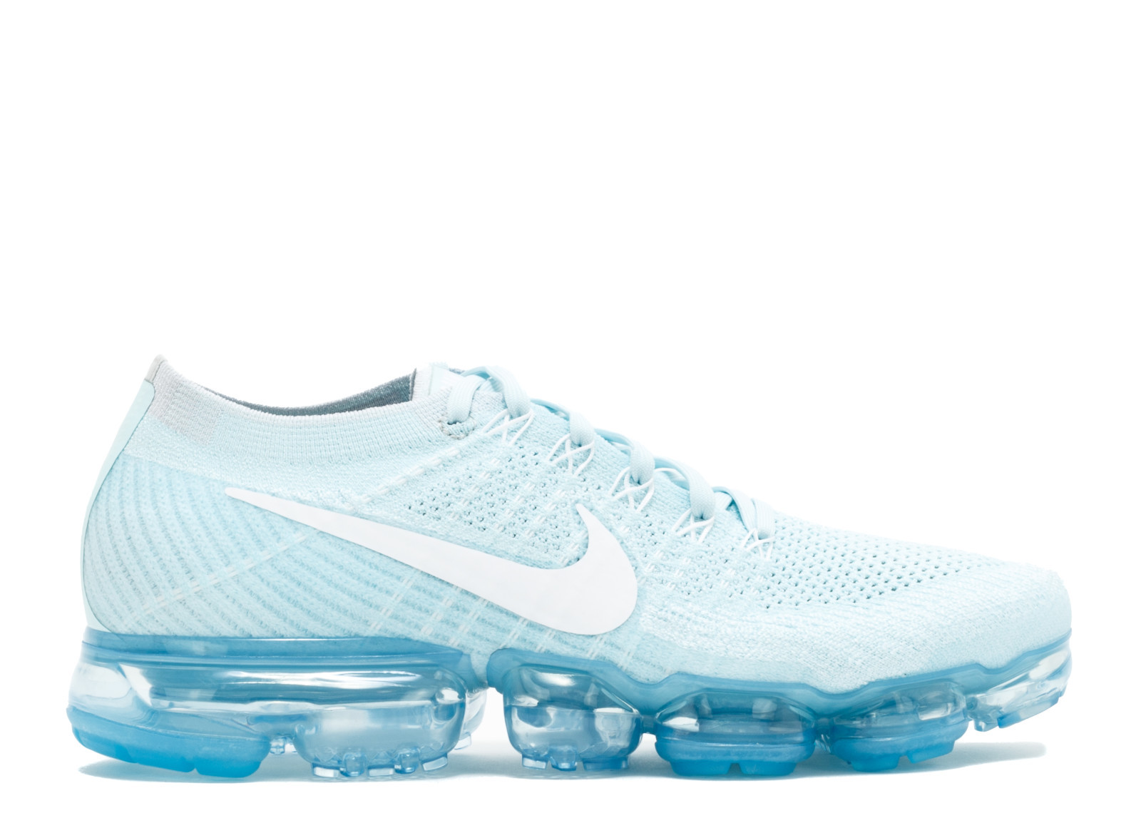 UA Nike Air Vapormax Flyknit Glacier Blue White Shoes