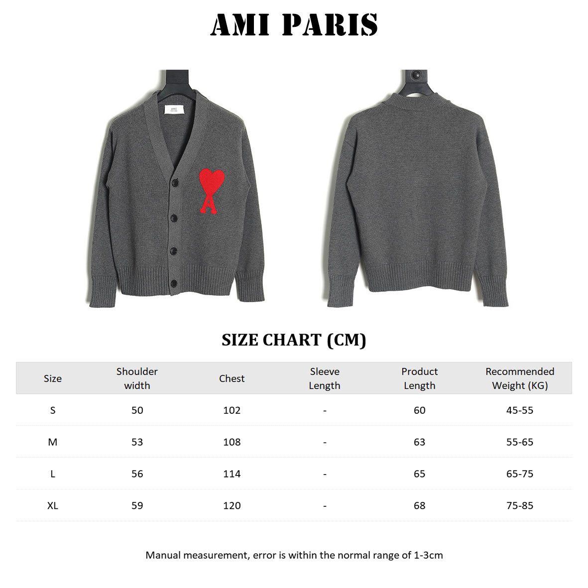 AMI PARIS 21FW Cardigan Sweaters
