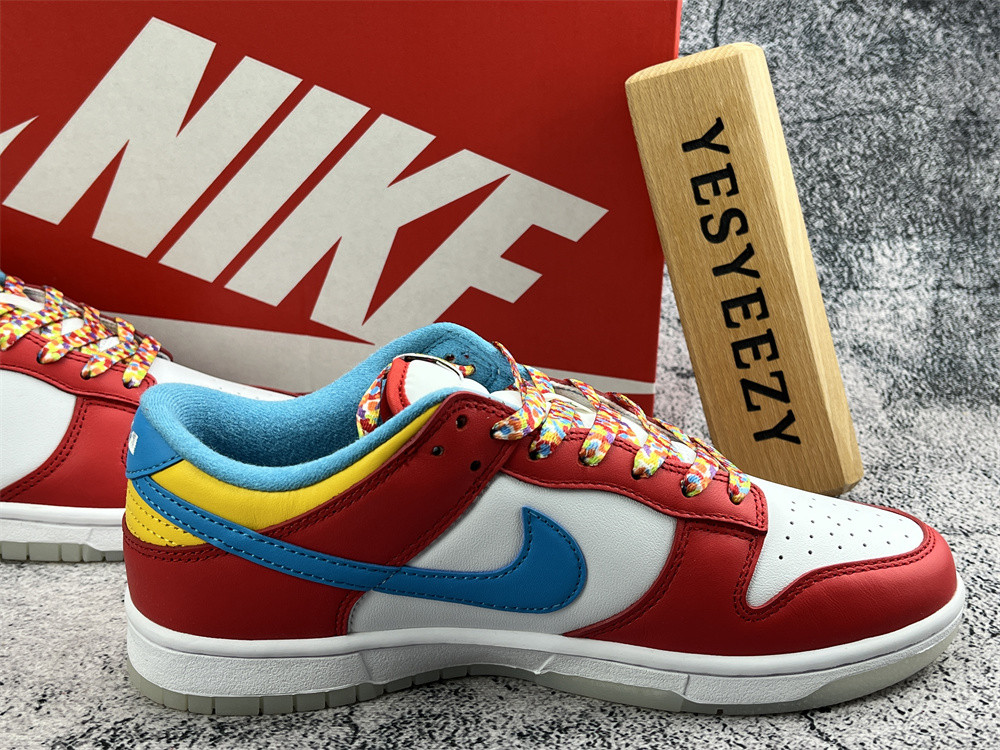 UA NIKE LEBRON JAMES X FRUITY PEBBLES X DUNK LOW