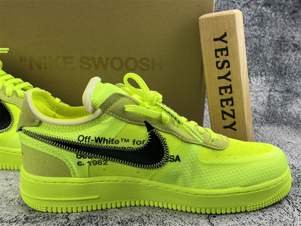 UA THE 10: NIKE AIR FORCE 1 LOW "OFF-WHITE" VOLT