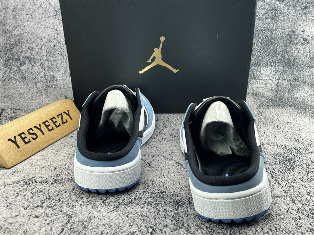 UA AIR JORDAN MULE GOLF UNIVERSITY BLUE NOW AVAILABLE