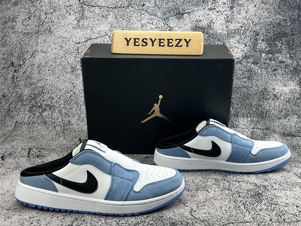 UA AIR JORDAN MULE GOLF UNIVERSITY BLUE NOW AVAILABLE
