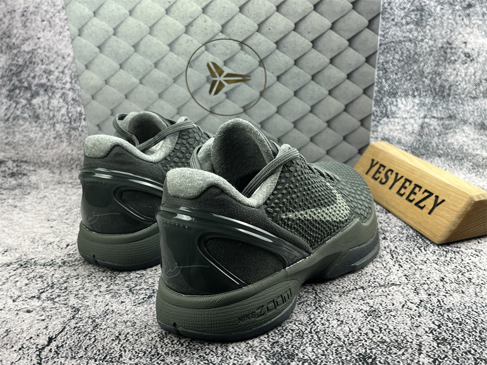 UA Nike Kobe 6 Black Mamba Collection Fade to Black