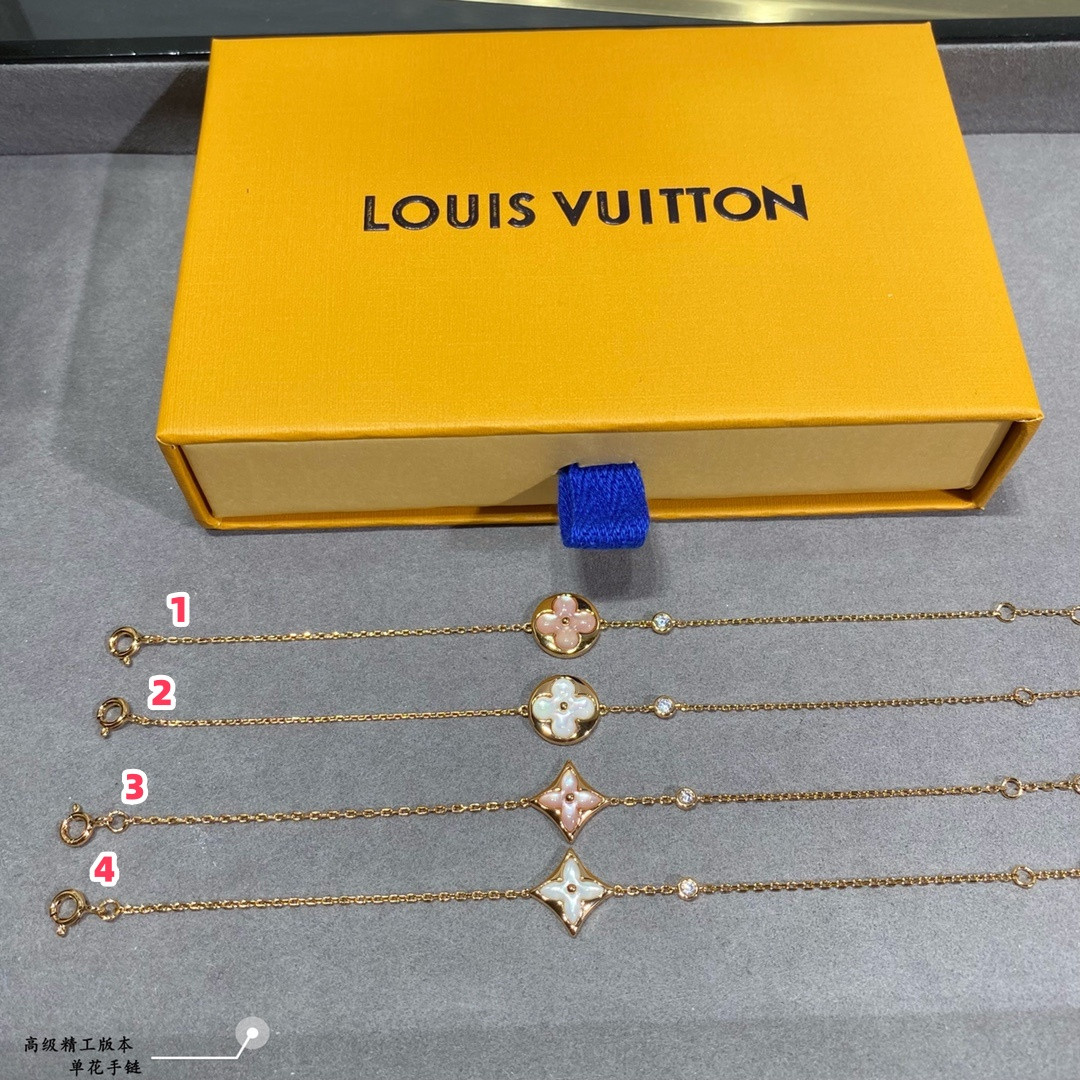 L0vis Vvtt0n Single Flower Bracelet