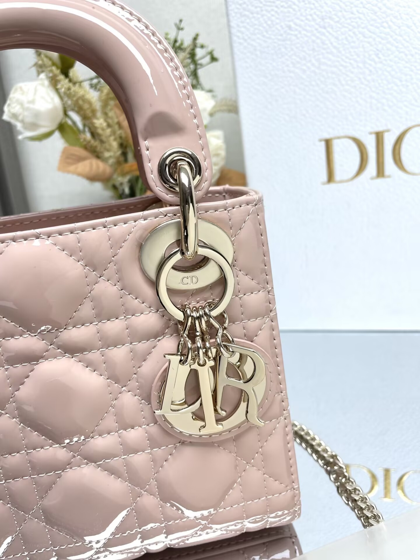 MINI LADY D10r D10rAMOUR BAG 17x15x7cm