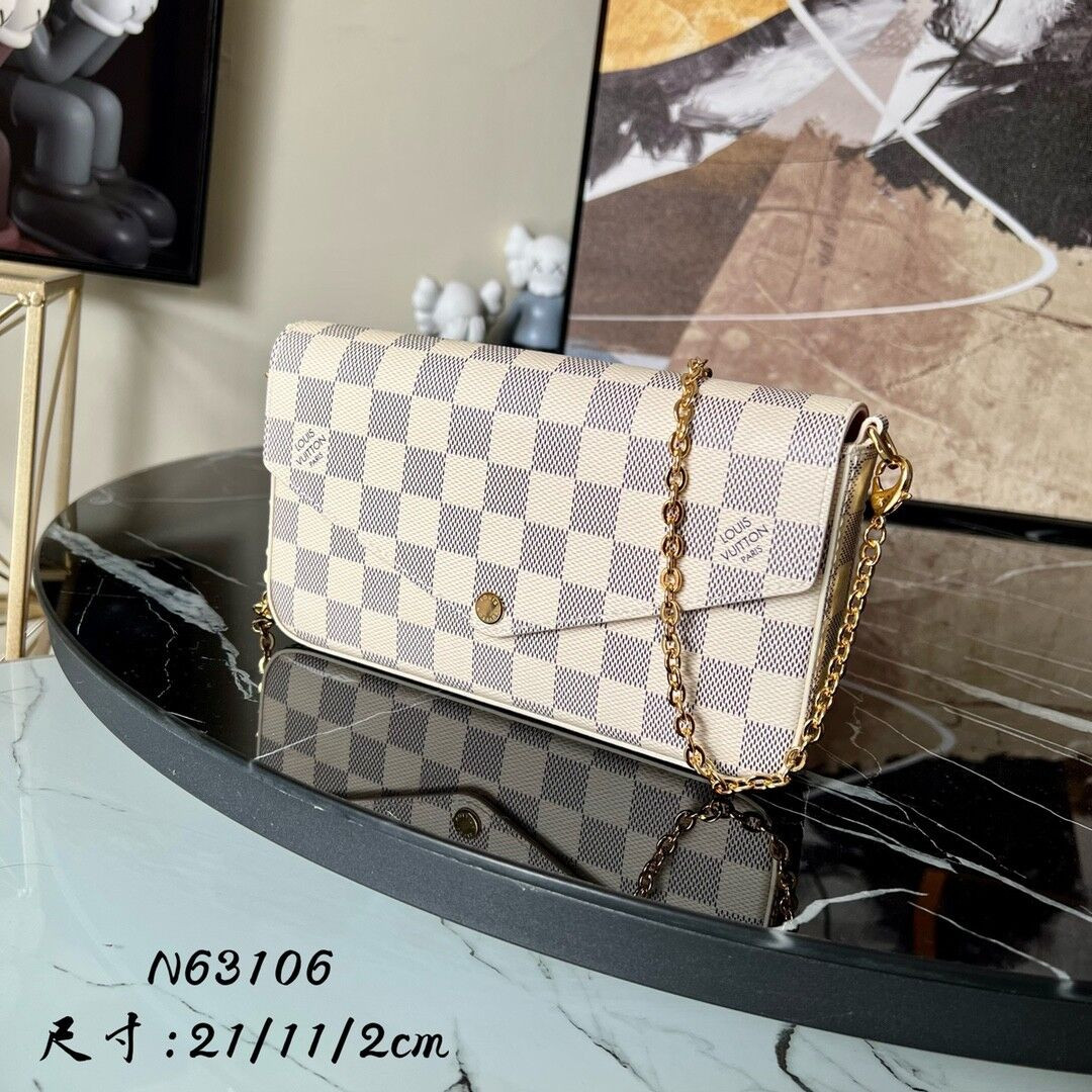 LV POCHETTE FÉLICIE N63106 21x11x2cm