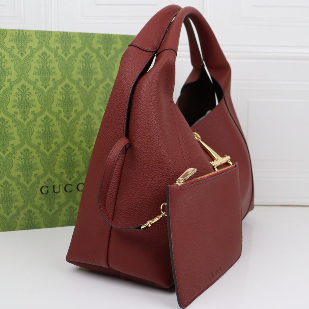 Gvc*1 Softbit Maxi Shoulder Bag Leather 46x26x16cm