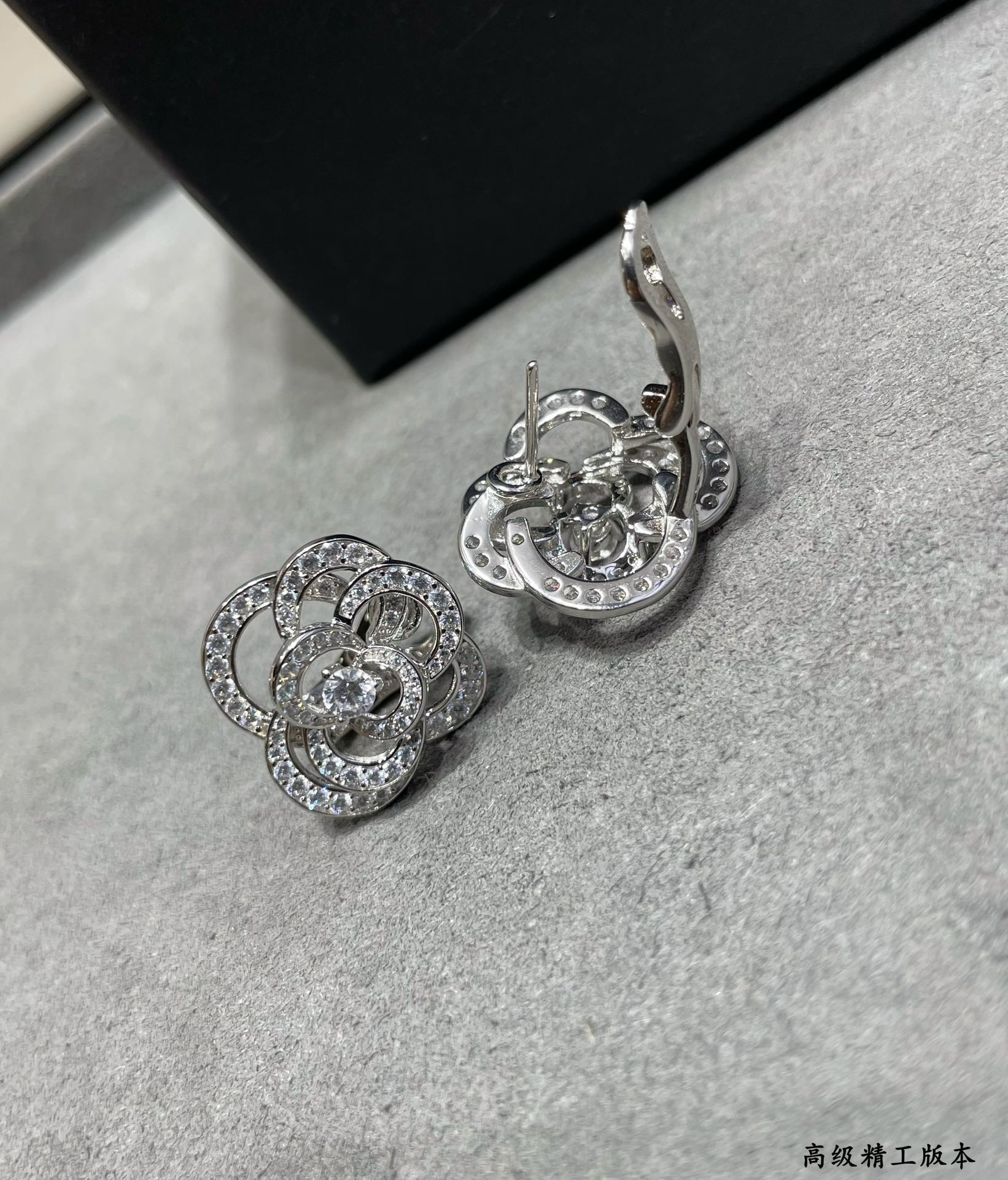 Ch**el Camellia Earrings