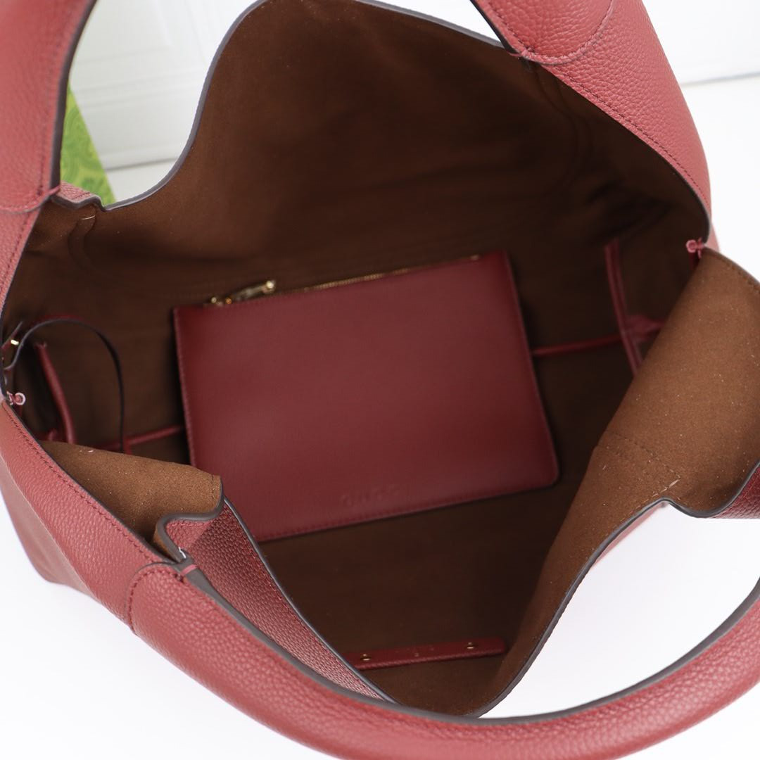 Gvc*1 Softbit Maxi Shoulder Bag Leather 46x26x16cm