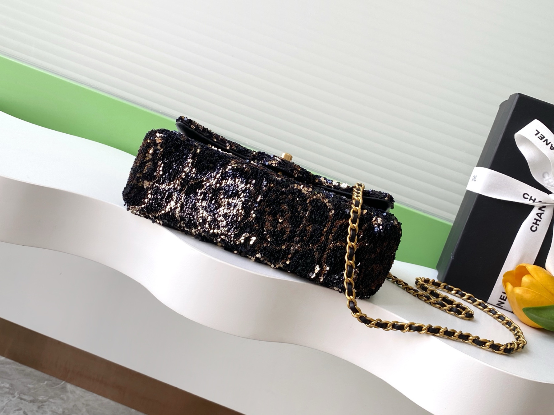 Ch**el Flap Bag 14x21x8cm