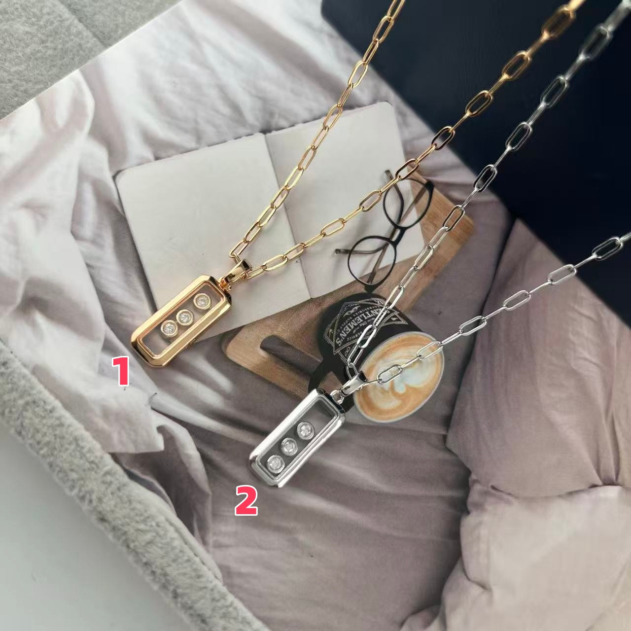 Ch0pard Necklace Length about 47 cm