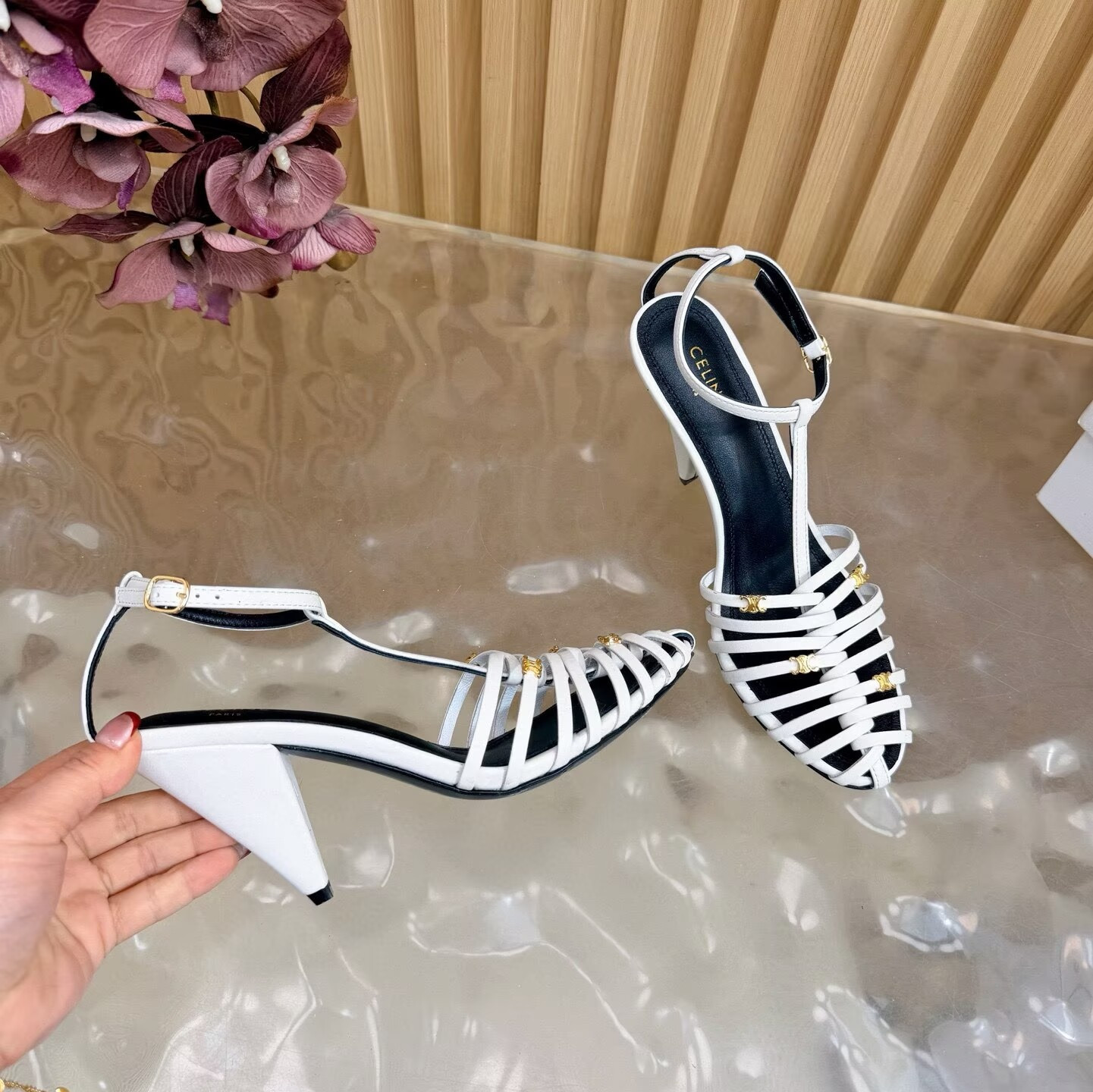 UA Ce1i*e CAGE HEELED SANDAL 8.5cm Heel