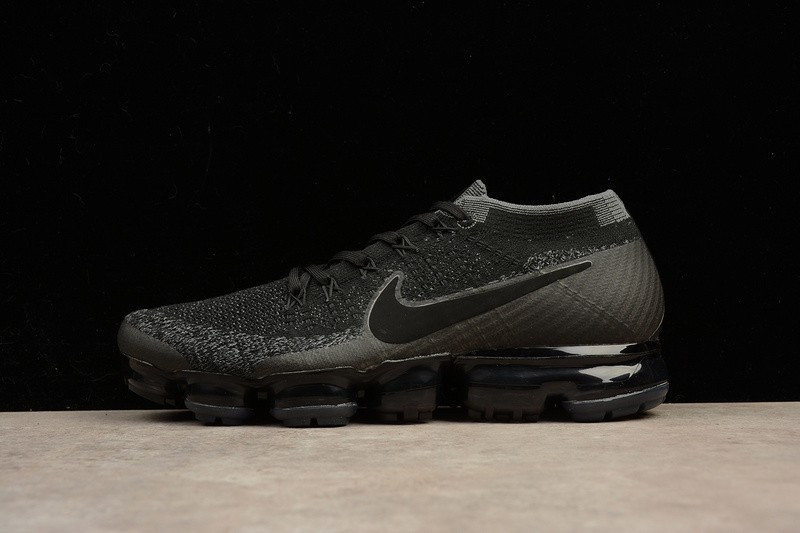 UA Nike Air Vapormax Flyknit Black Anthracite-Dark Grey Shoes