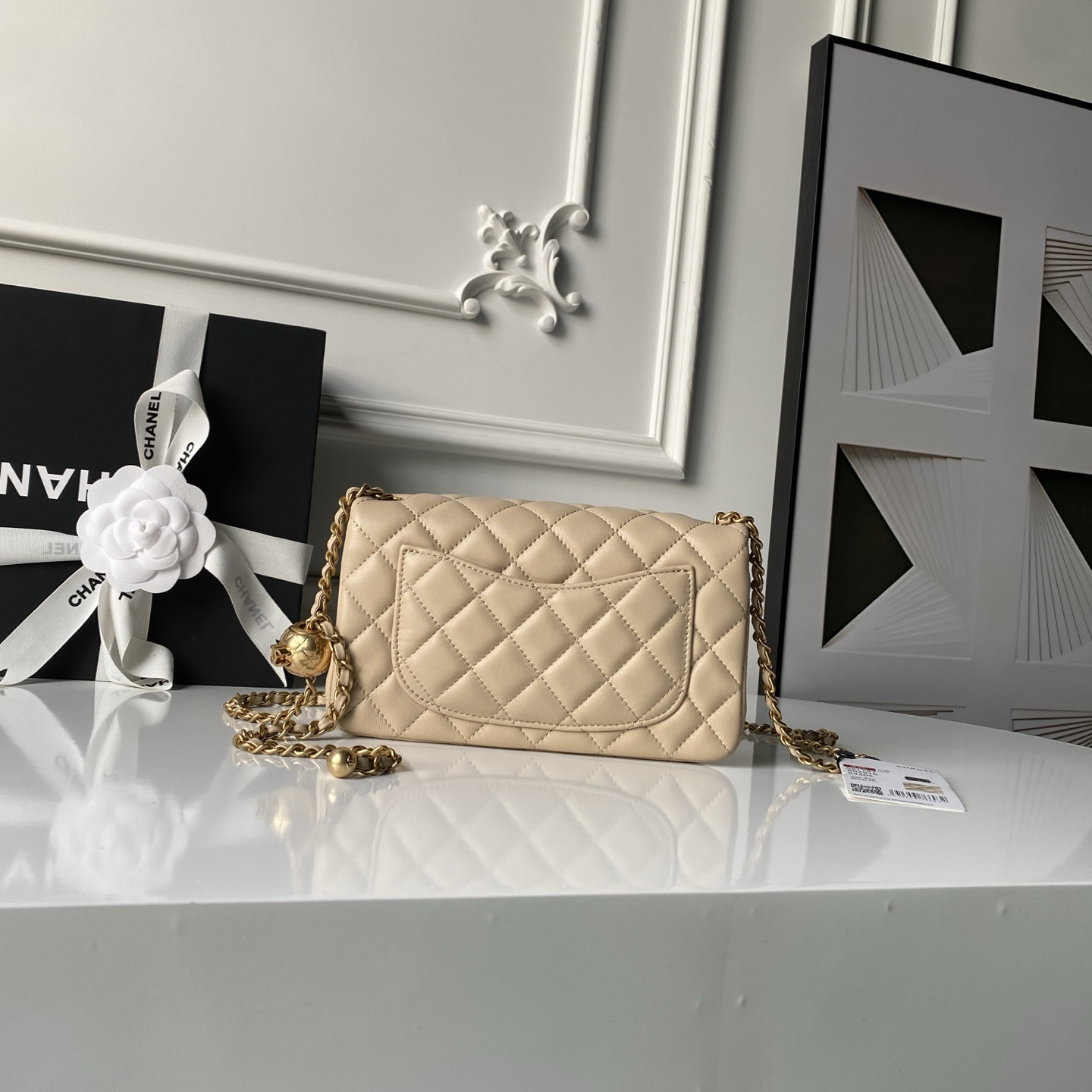 Ch**el MINI FLAP BAG 12×20×6 cm