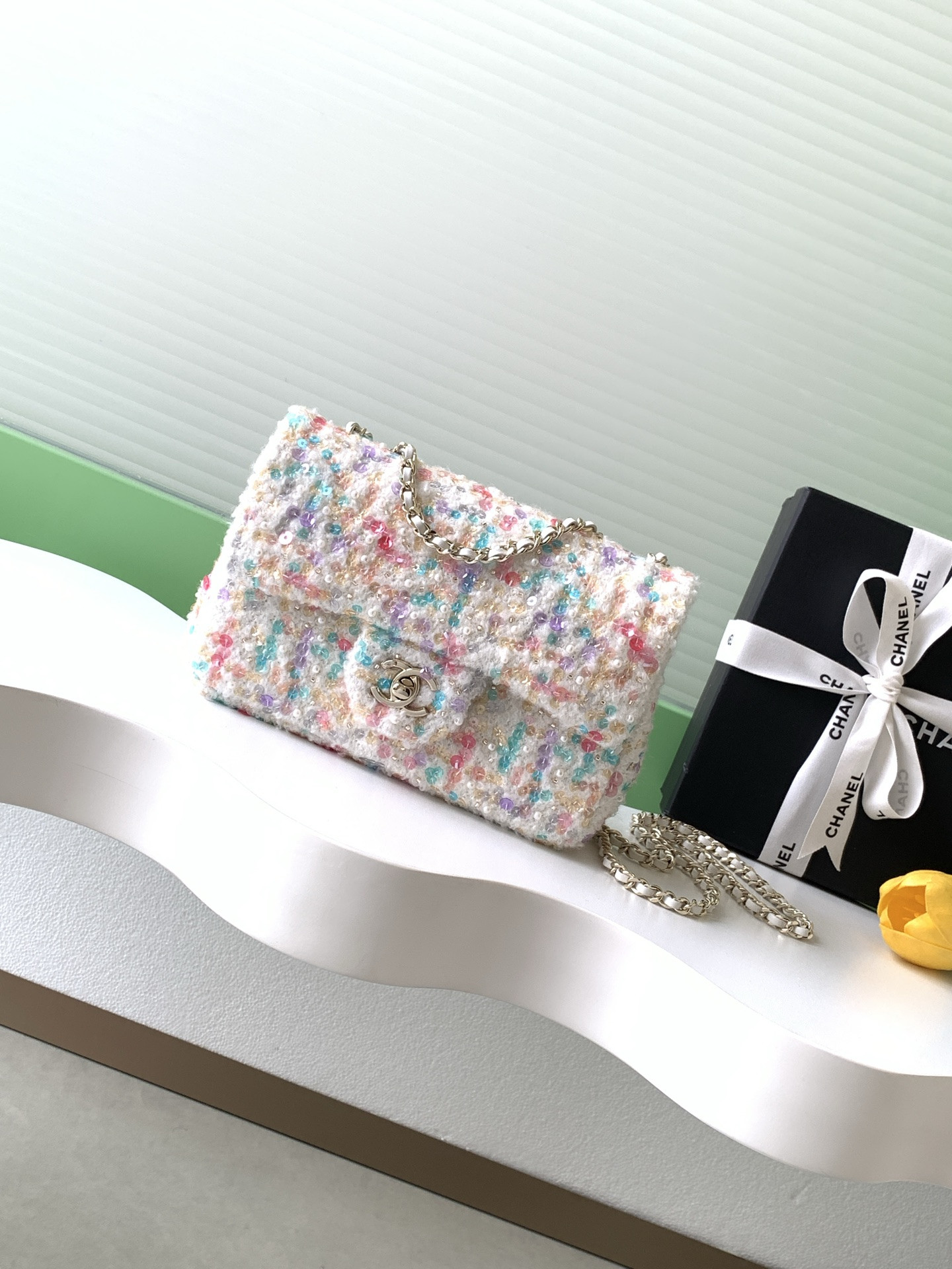 Ch**el Flap Bag 20x14x7cm