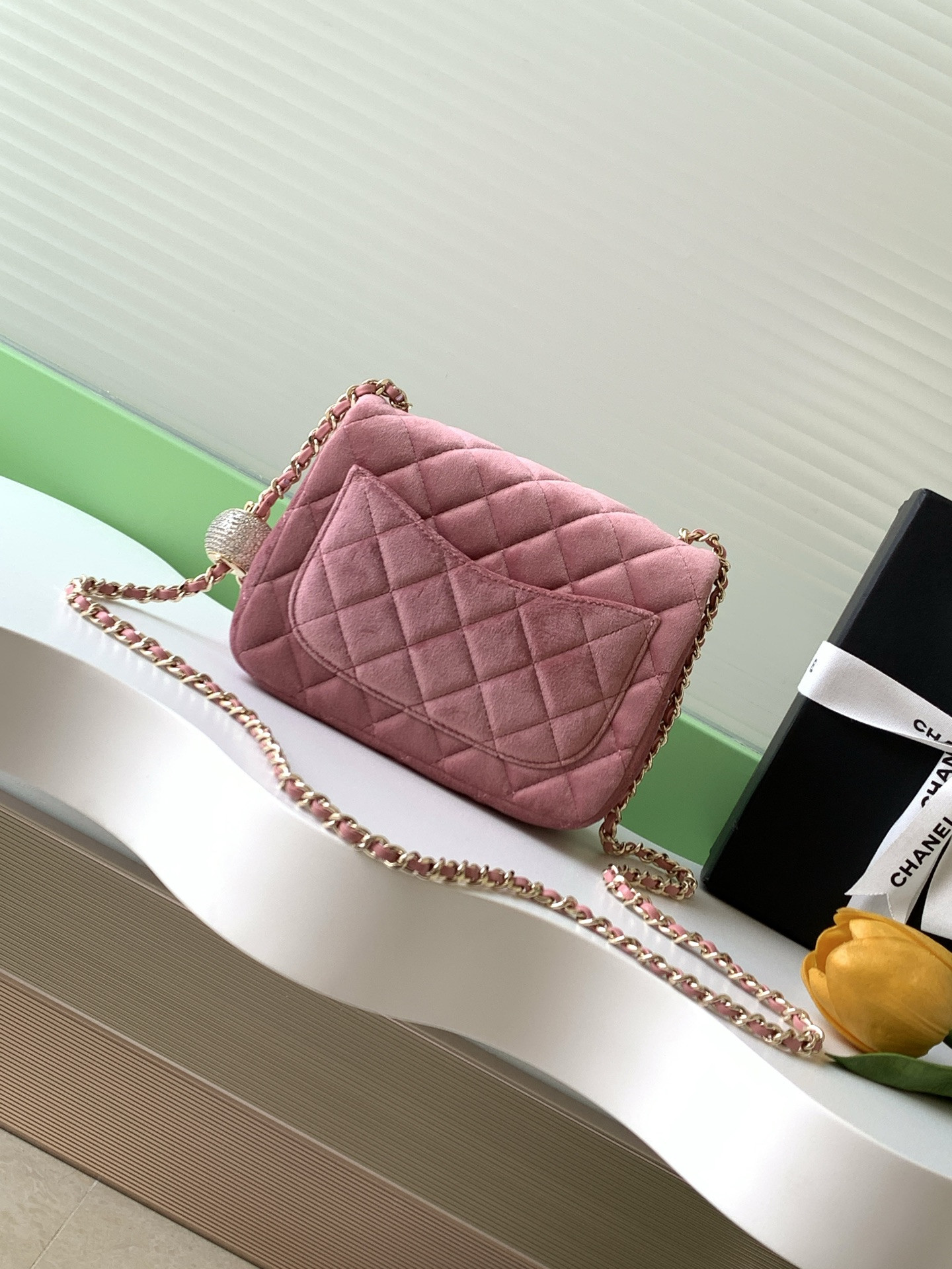 Ch**el MINI FLAP BAG 13x18x7cm
