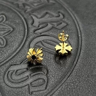 Ch*0me He**ts Cross Stud Earrings