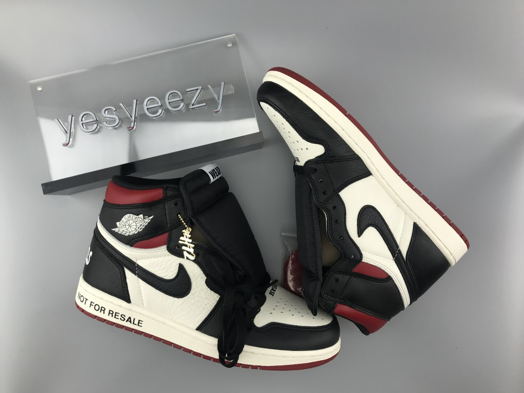 UA AIR JORDAN 1 RETRO HIGH OG NRG NOT FOR RESALE BLACK BRED
