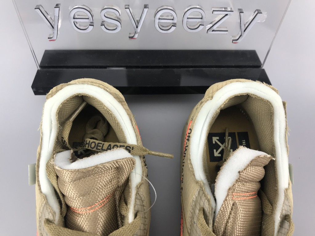 UA THE 10 OFF WHITE NIKE AIR MAX 90 DESERT ORE