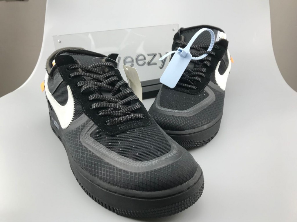 UA THE TEN OFF WHITE NIKE AIR FORCE 1 LOW BLACK