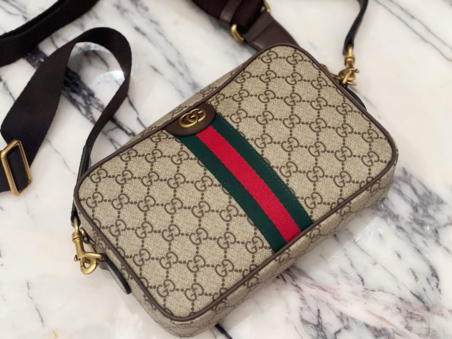 Gvc*1 Ophidia Small Crossbody Bag 24x15x7cm