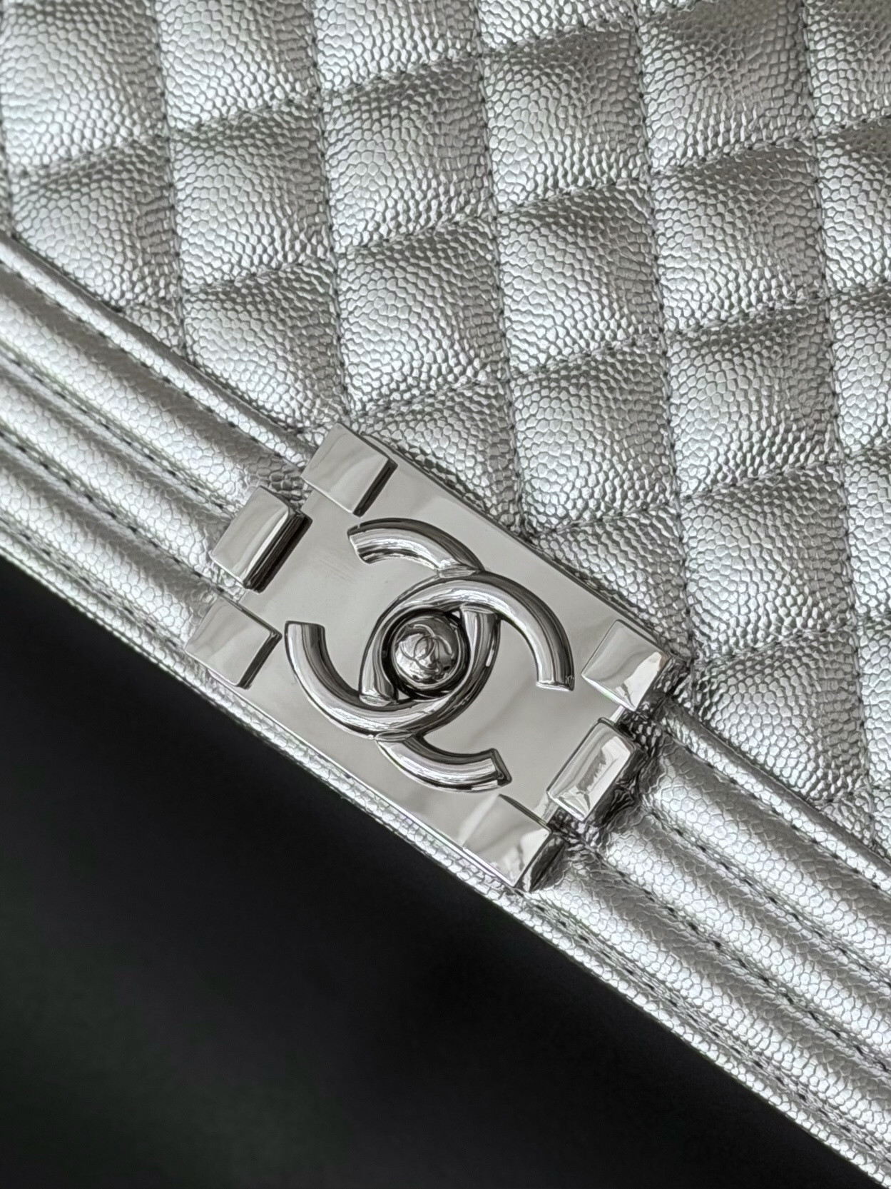 Ch**el Boy Handbag 15x25x9cm
