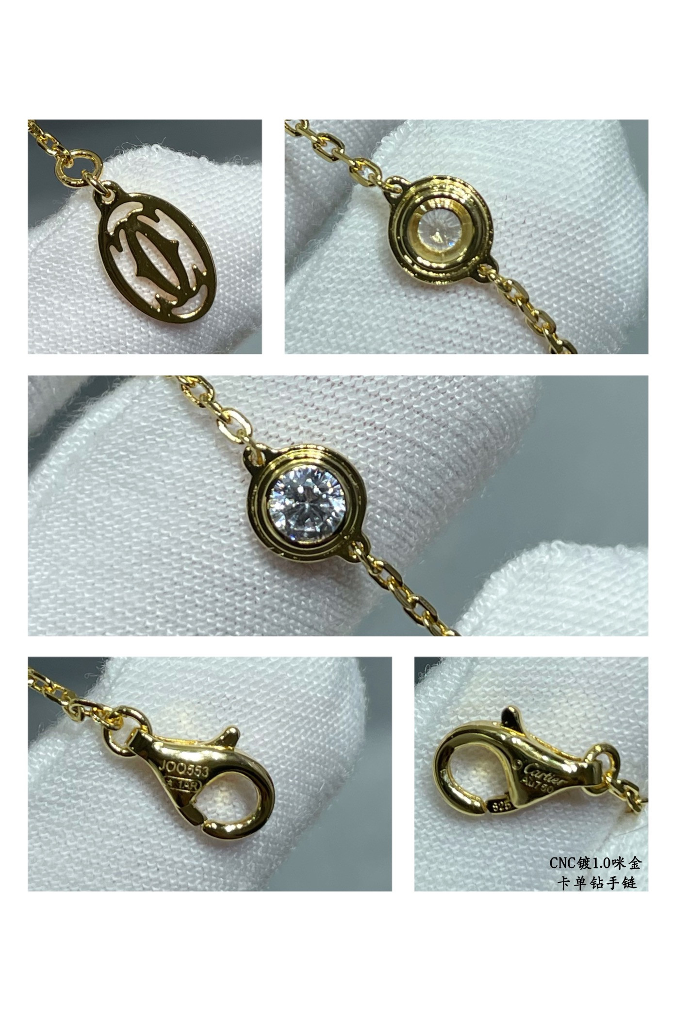 Ca*t1er Single D1am0nd Bracelet