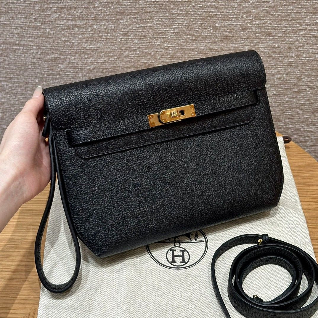 H**me5 Kelly Depeches Togo Black 25cm