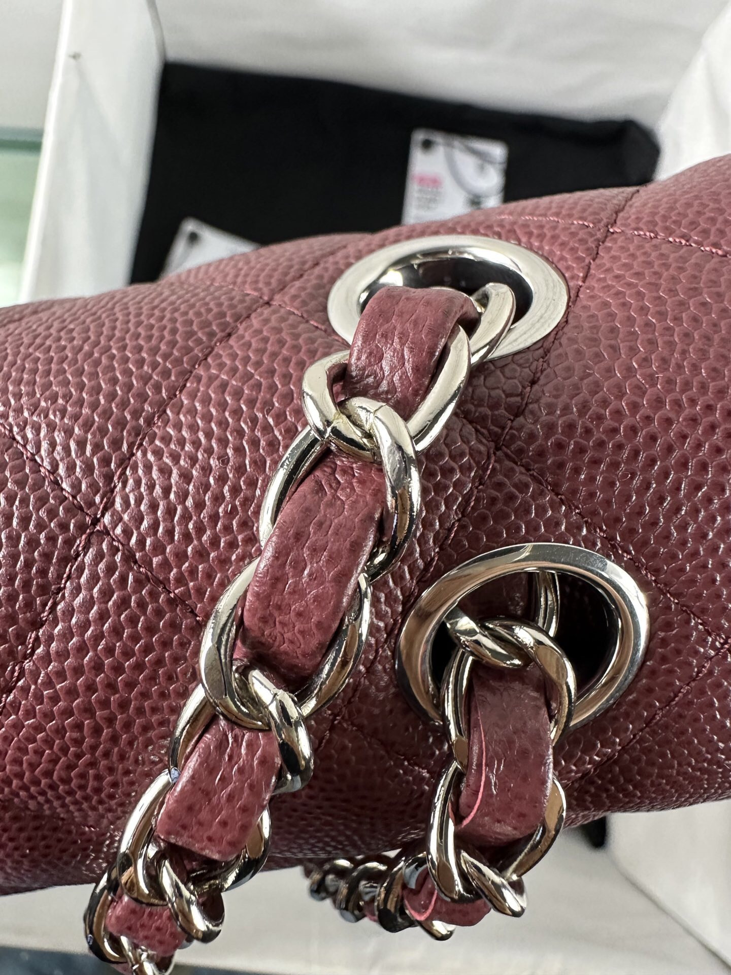 Ch**el CLASSIC 11.12 HANDBAG 14.5×23×6cm