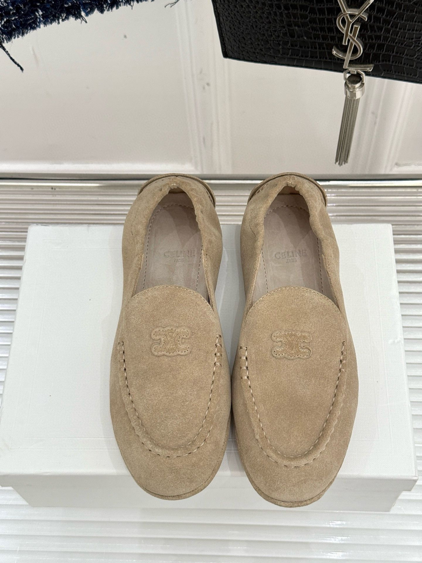 UA Ce1i*e Adam Loafer In Suede Calfskin