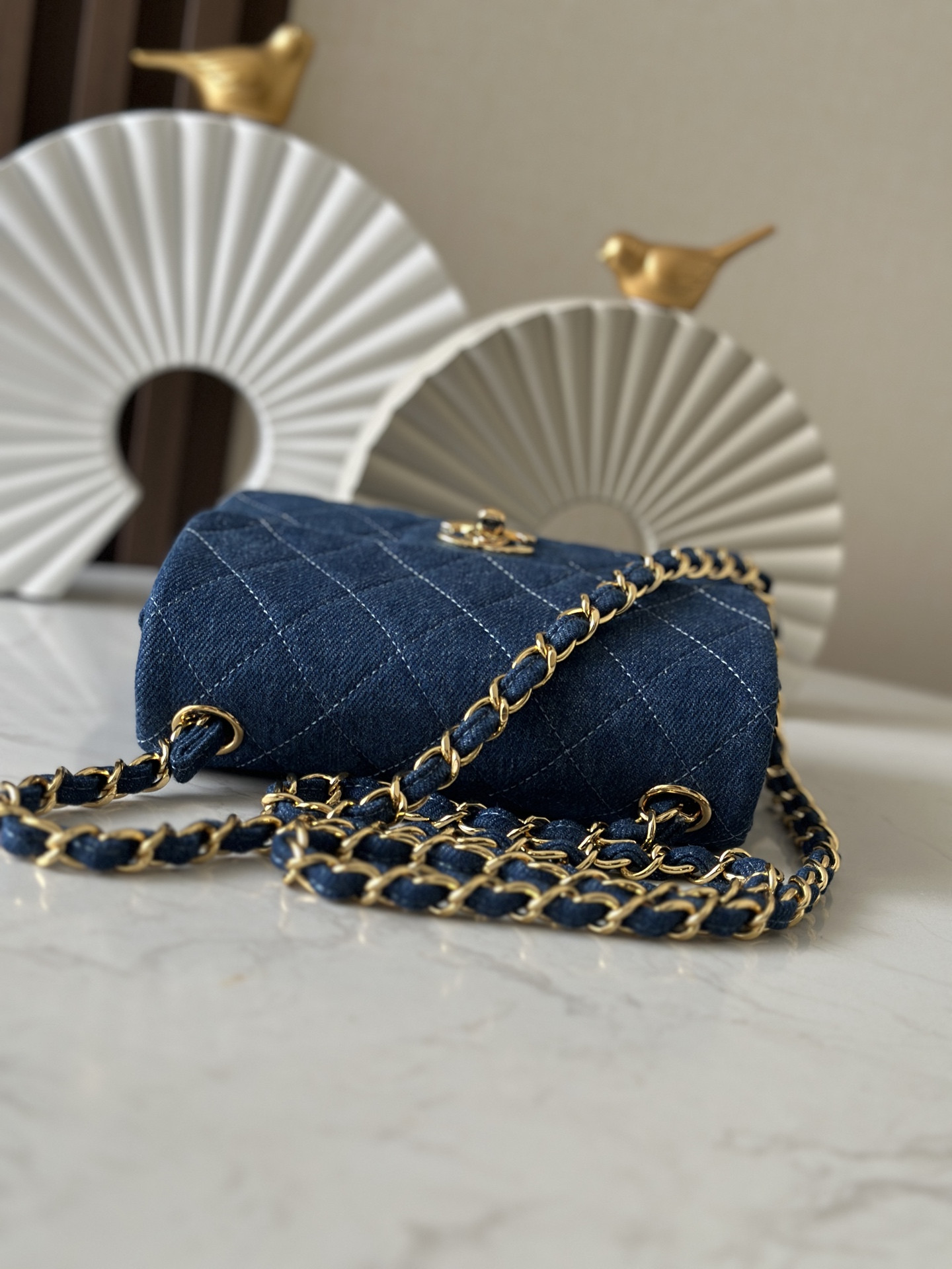 Ch**el Mini Square Flap Bag 17.5cm