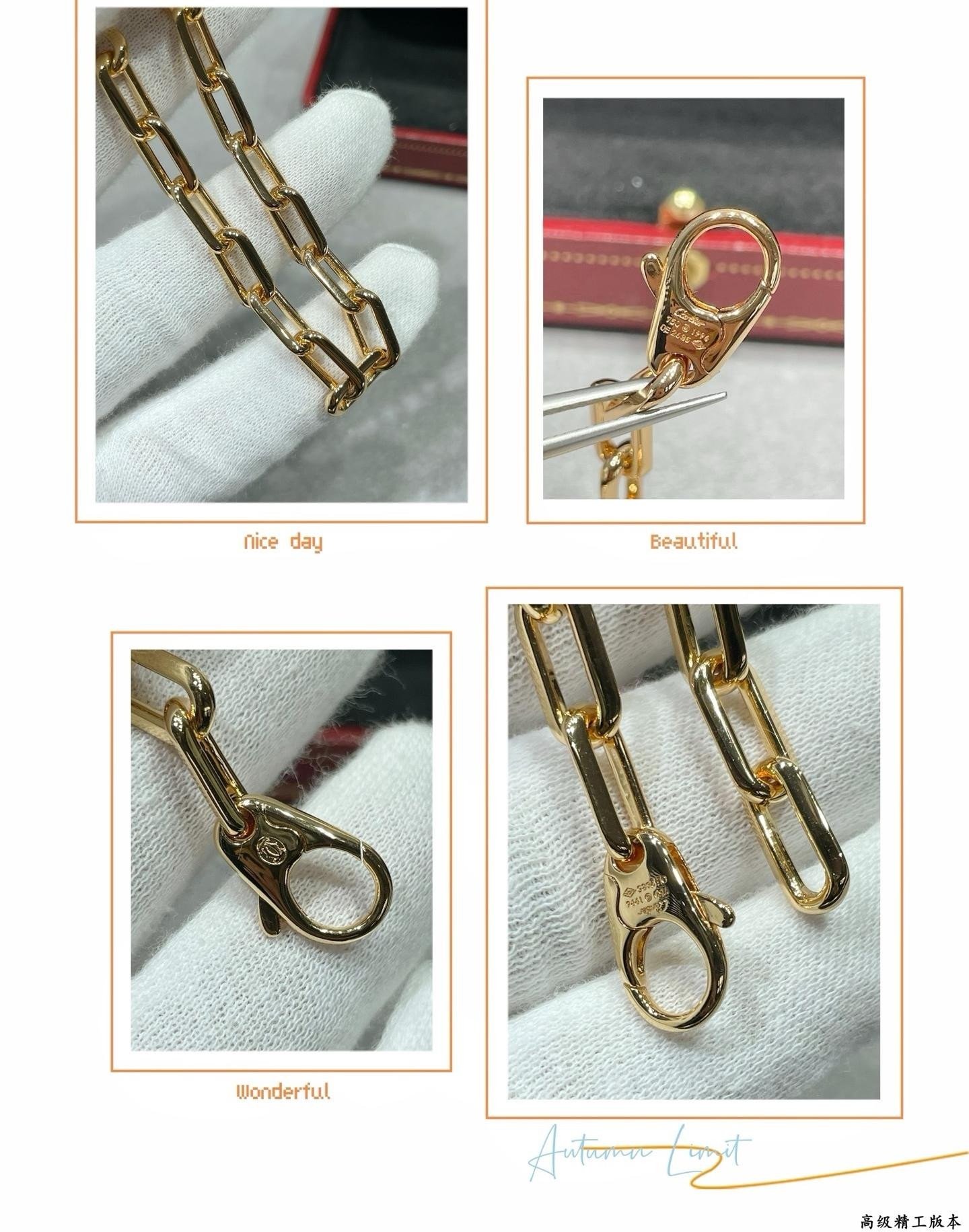 Ca*t1er Santos de Bracelet(Chain length 20cm)