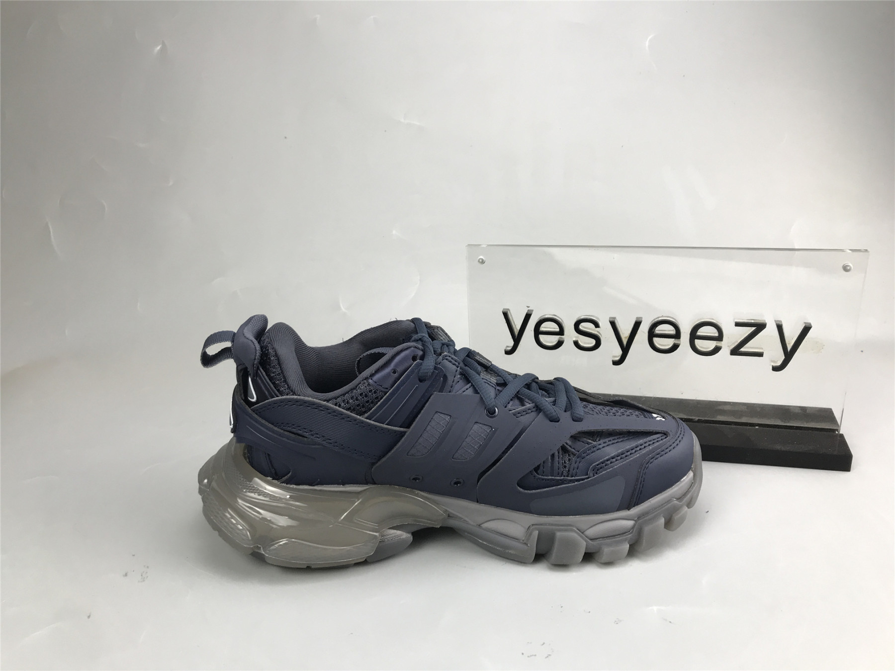 UA TRACK SNEAKER DK.BLUE TRANSPARENT GREY