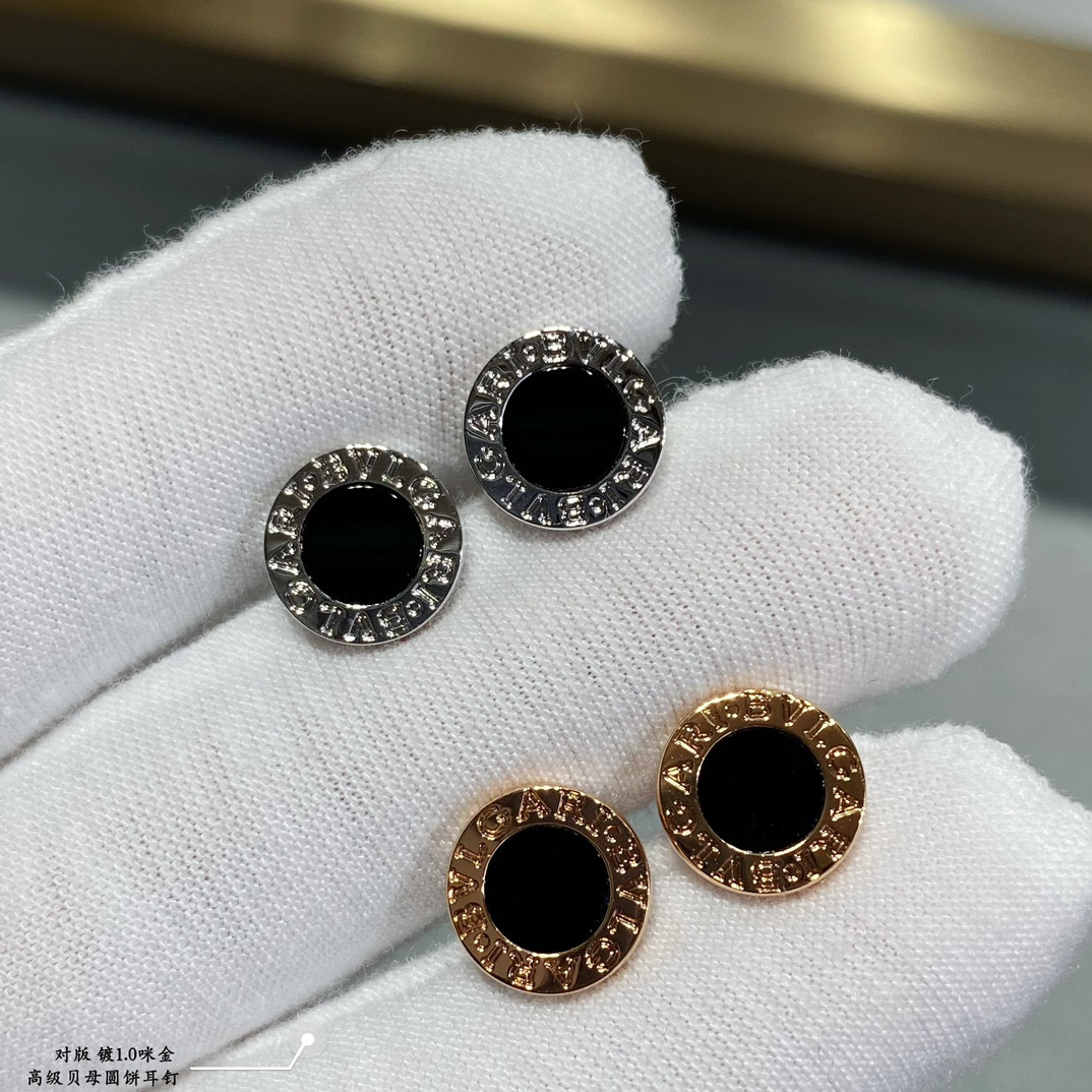 Bv1g*ai Round Cake Earrings