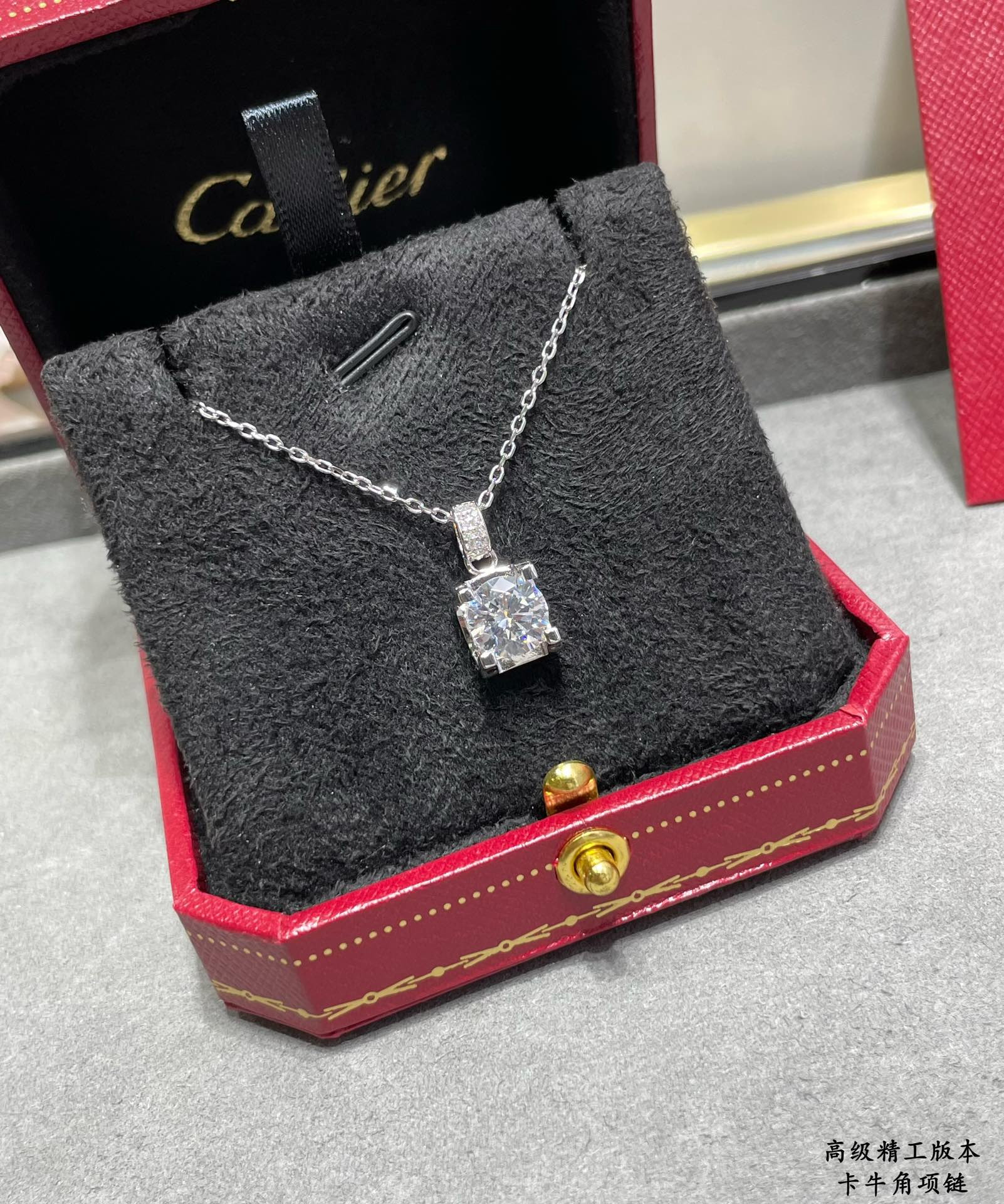 Ca*t1er Horn Necklace