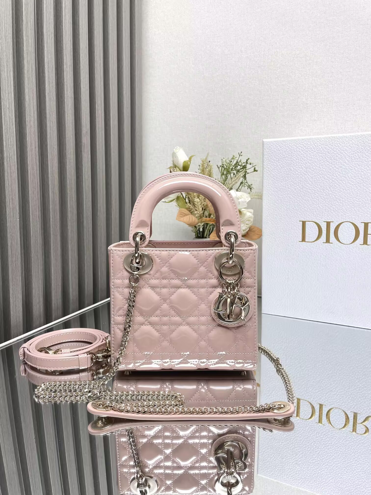 MINI LADY D10r D10rAMOUR BAG 17x15x7cm