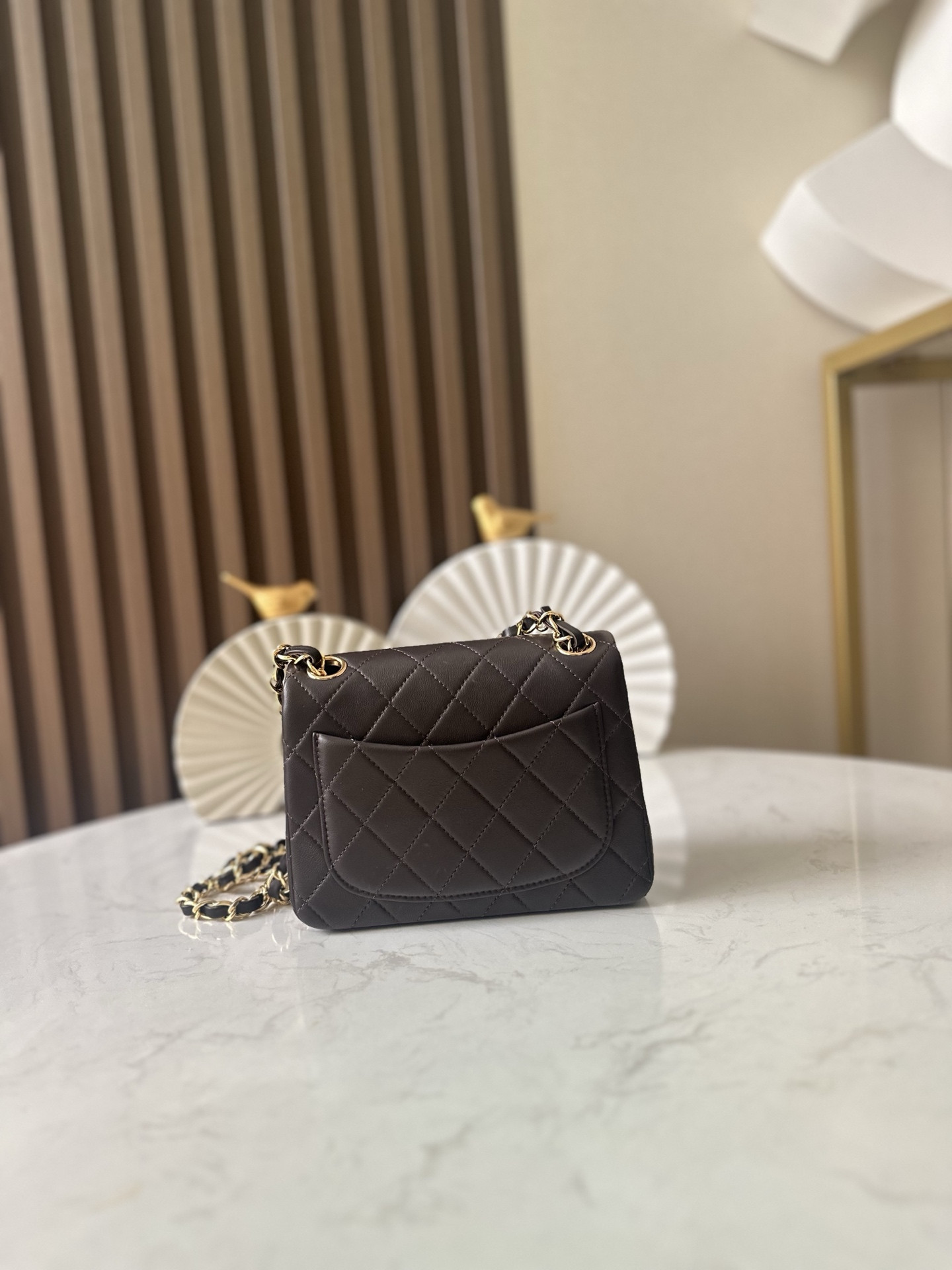 Ch**el Mini Square Flap Bag 17.5cm