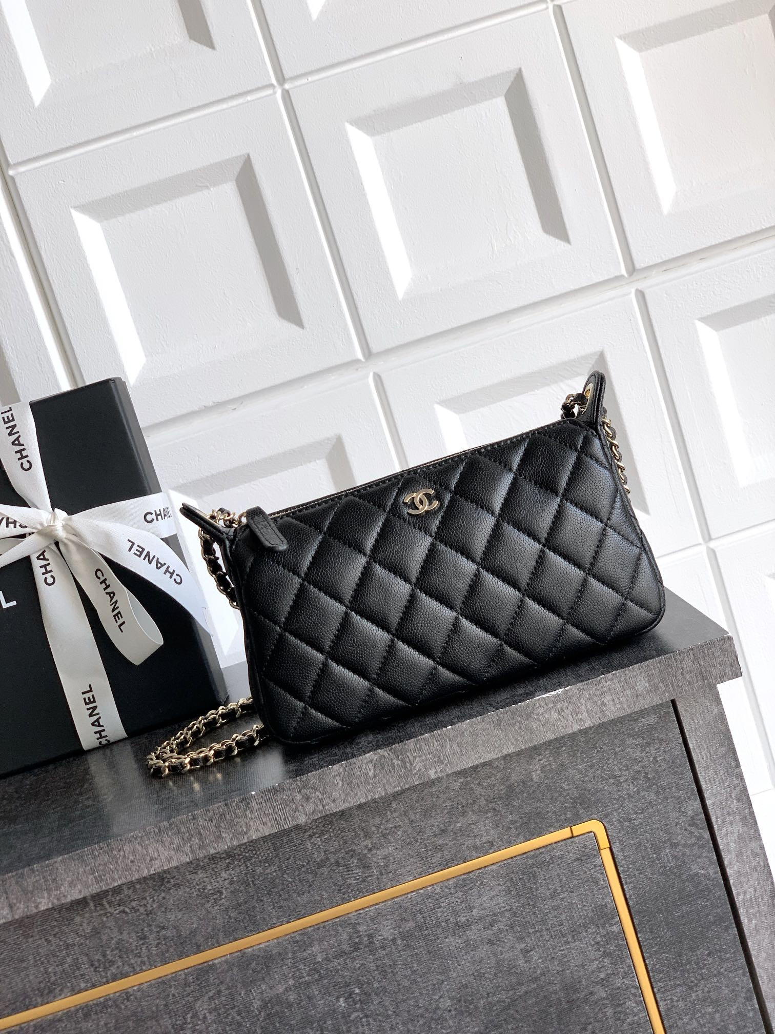 Ch**el Shoulder Bag 12x21x5.5cm
