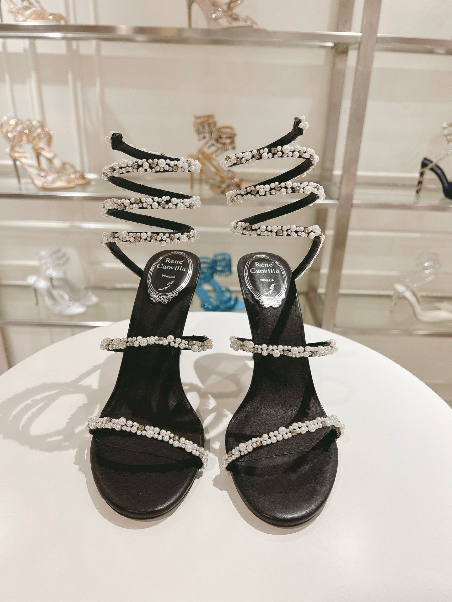 UA RENÉ CAOVILLA Cleo SANDAL 95mm