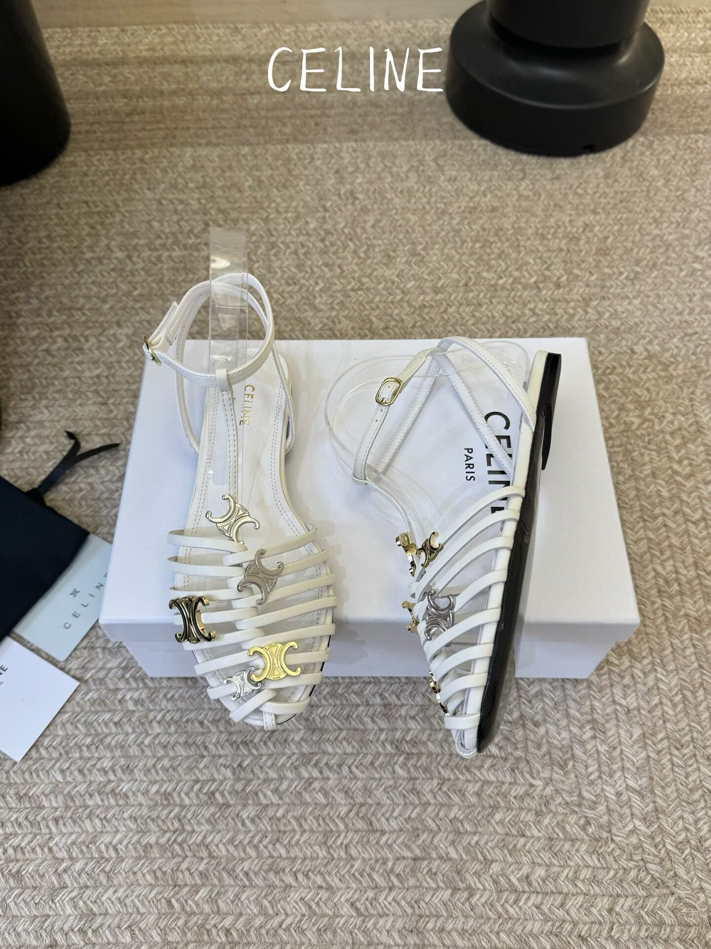 UA Ce1i*e CAGE FLAT SANDAL