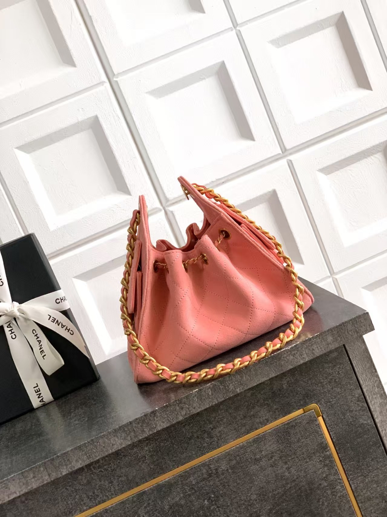 Ch**el 25C Bucket Bag 20x22x12.5cm