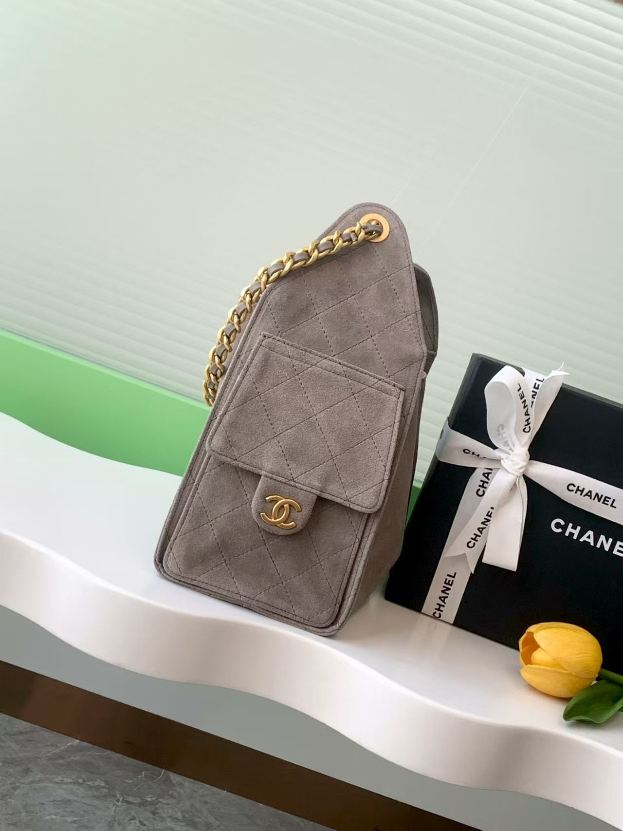 Ch**el 25C Bucket Bag 26x30x14cm