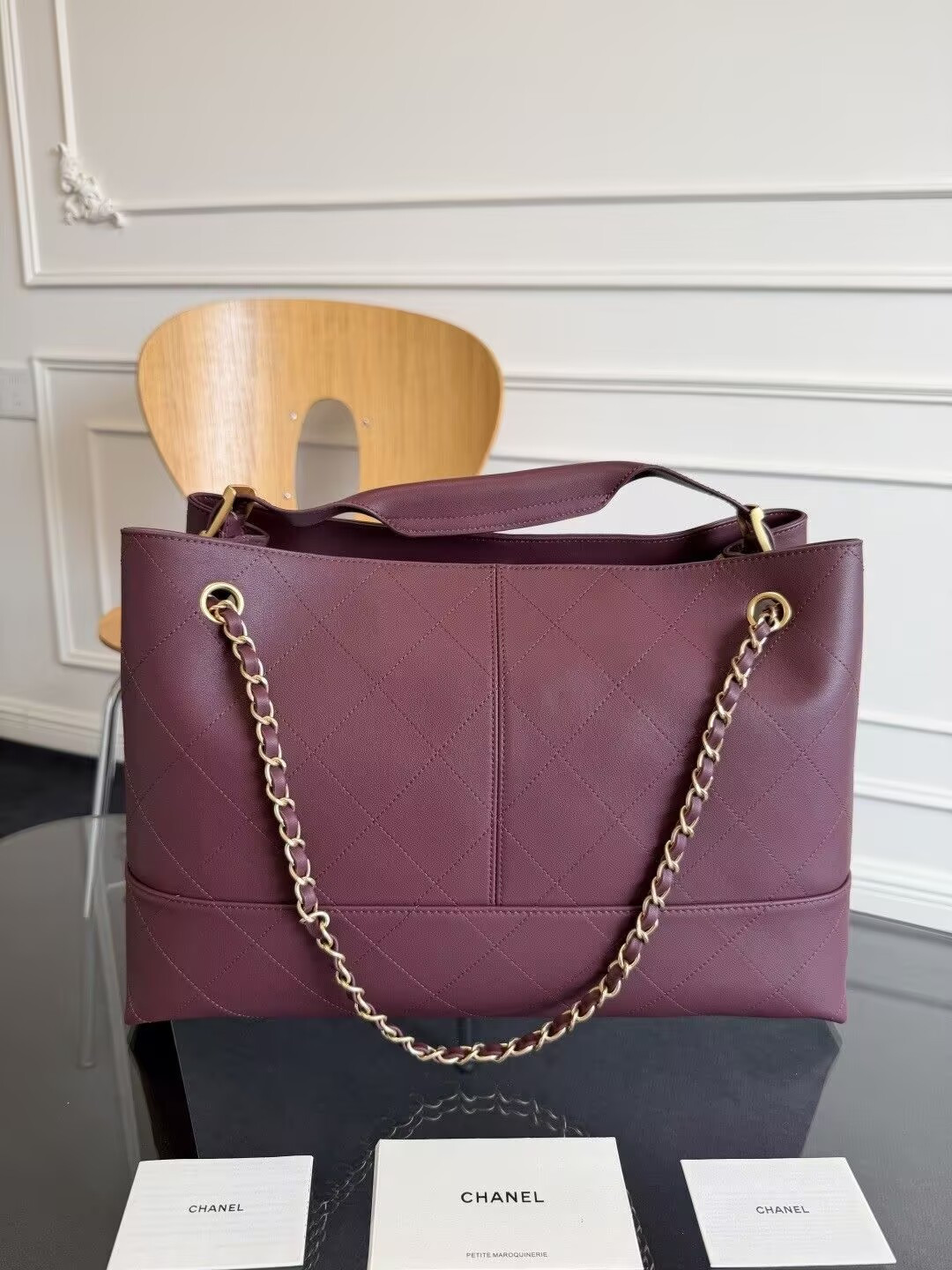 Ch**el Small Shopping Bag AS5634 24x36x14cm