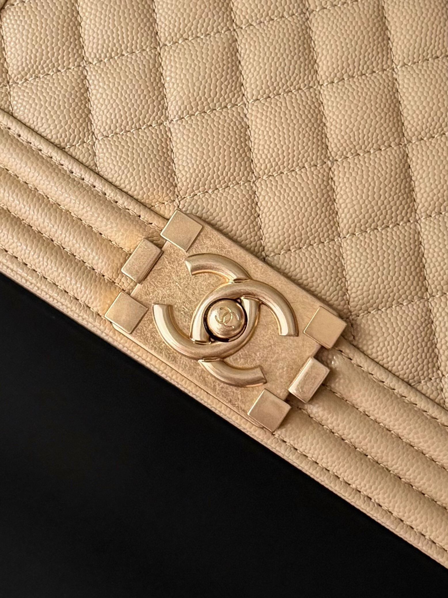Ch**el Boy Handbag 15x25x9cm