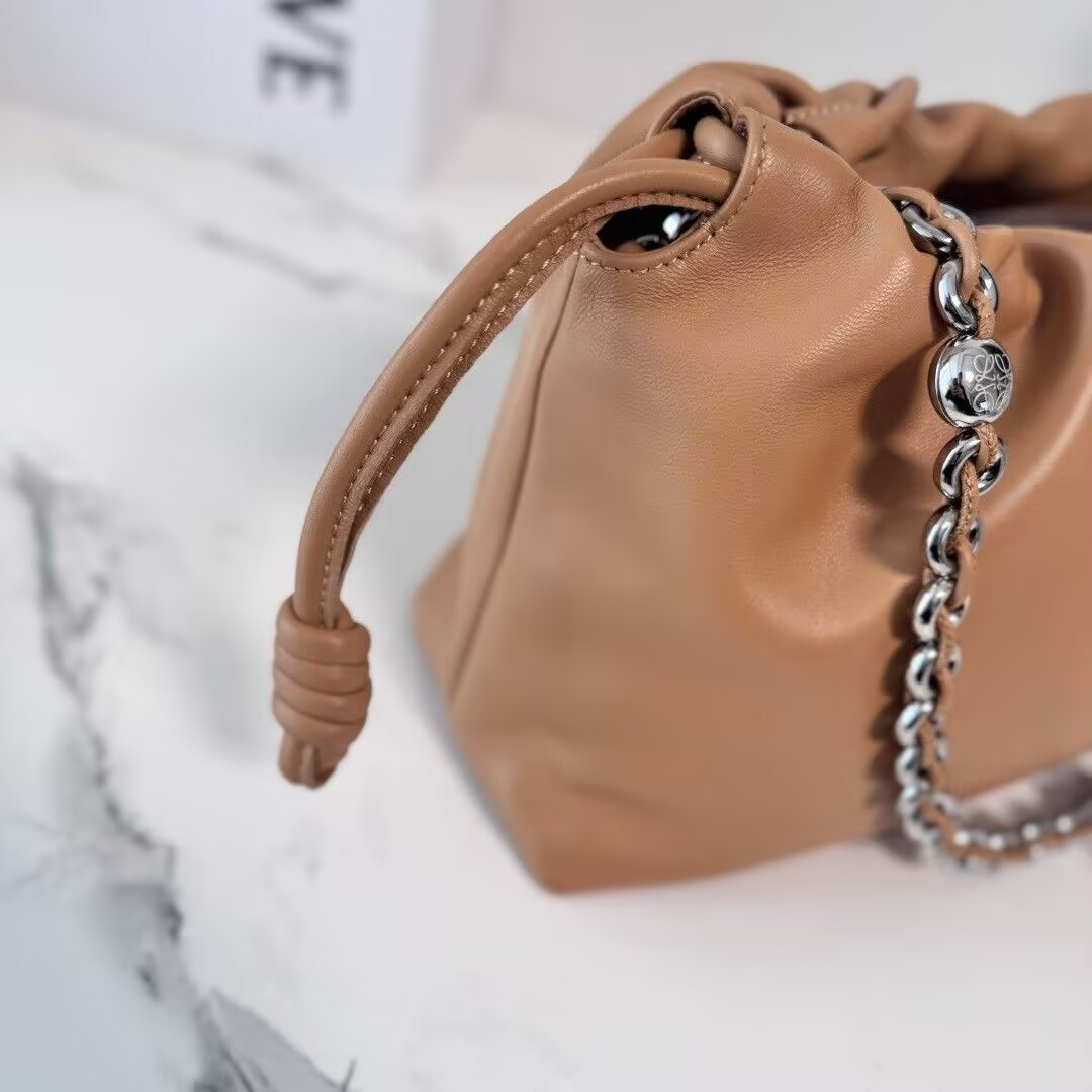 L0ew* Medium Flamenco purse in mellow nappa lambskin 30x10.5x20cm