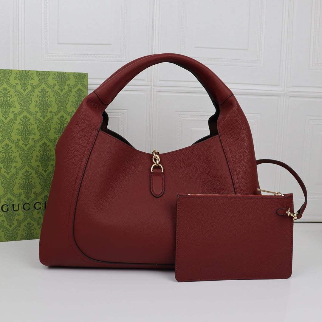 Gvc*1 Softbit Maxi Shoulder Bag Leather 46x26x16cm