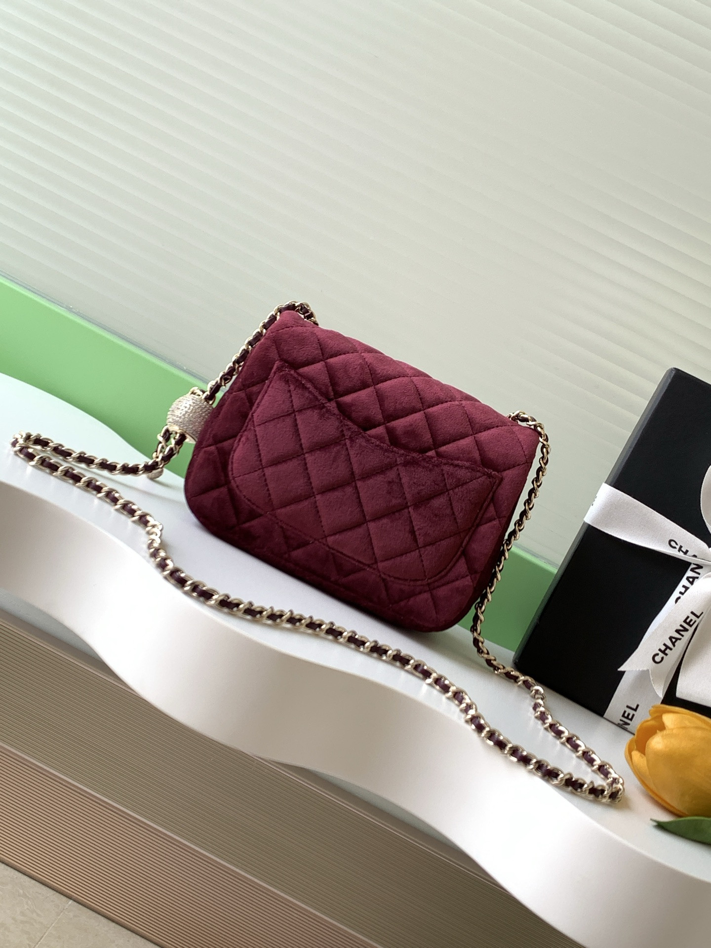 Ch**el MINI FLAP BAG 13x18x7cm