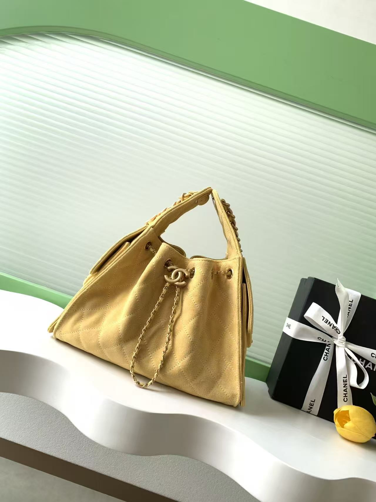 Ch**el 25C Bucket Bag 26x30x14cm