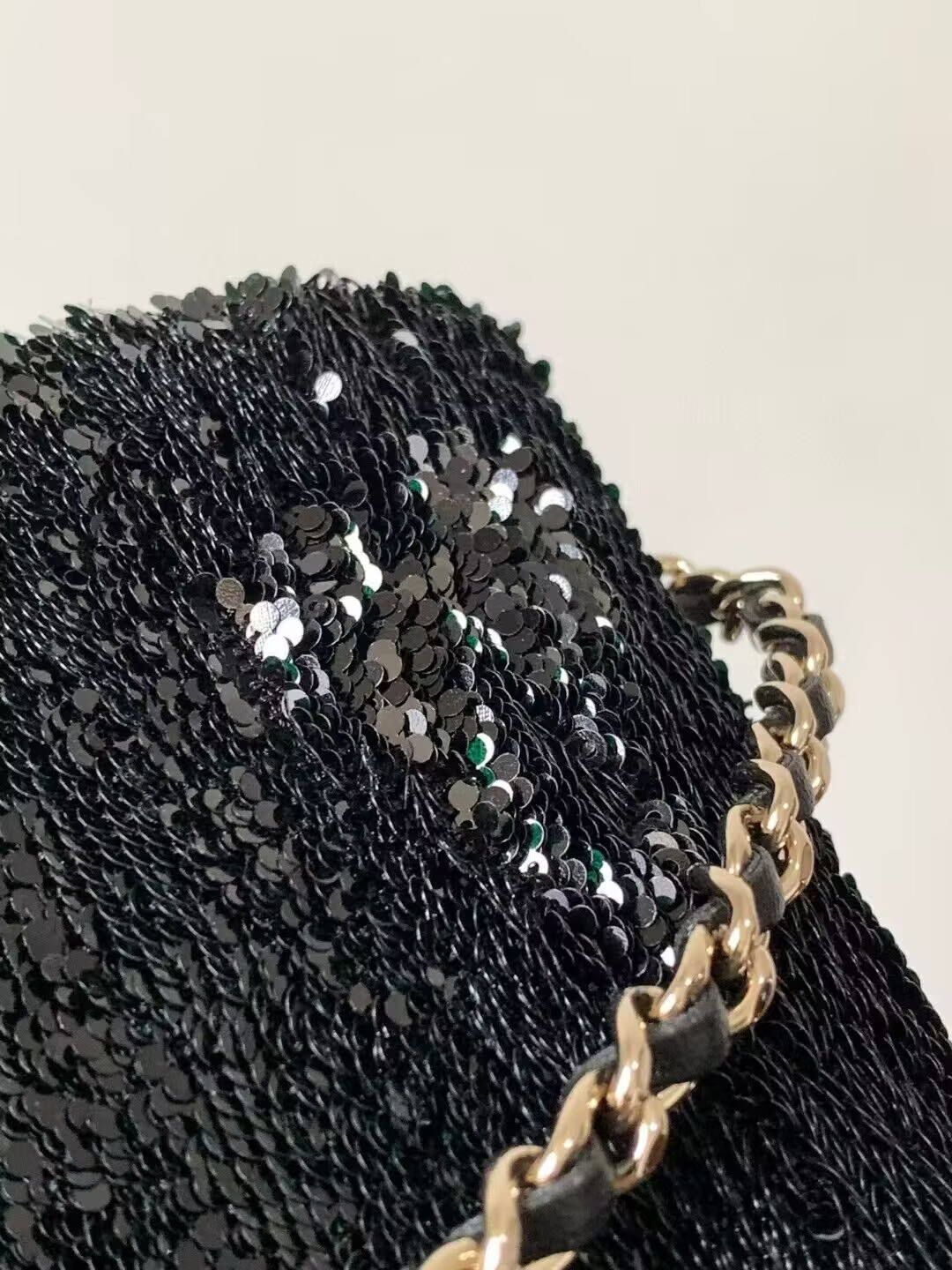 Ch**el Mini CF Gram Glitter Dinner Bag 20x15x7cm